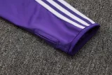 2025-26 RMA Purple Half Pull Tracksuit #B2515(半拉链)