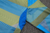2025-26 RMA Blue Half Pull Tracksuit #B2524(半拉链)