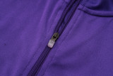 2025-26 RMA Purple Half Pull Tracksuit #B2515(半拉链)