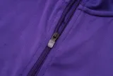 2025-26 RMA Purple Half Pull Tracksuit #B2515(半拉链)