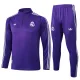 2025-26 RMA Purple Half Pull Tracksuit #B2515(半拉链)