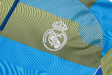 2025-26 RMA Blue Half Pull Tracksuit #B2524(半拉链)