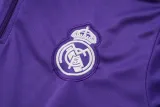 2025-26 RMA Purple Half Pull Tracksuit #B2515(半拉链)