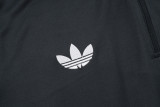 2025-26 Argentina Dark gray Half Pull Tracksuit #B2529(半拉链)