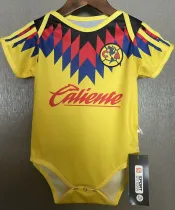 2025-26 Club America Yellow Baby Infant Crawl Suit