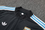 2025-26 Argentina Dark gray Half Pull Tracksuit #B2529(半拉链)