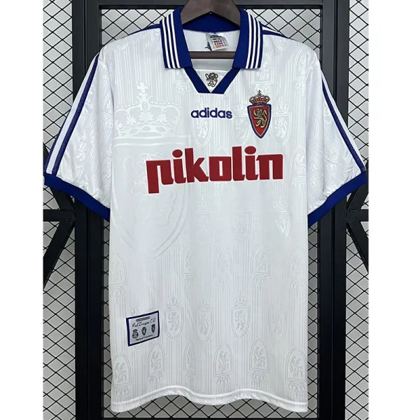 1997-1998 Zaragoza Home Retro Soccer Jersey