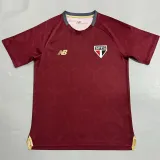 2025-26 Sao Paulo Brown Red Training shirts