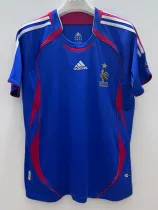 2006 France Home Retro Soccer Jersey