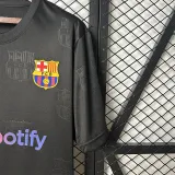2025-26 BAR Black Special Edition Fans Training Shirts (队标纹)