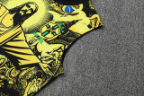 2025-26 Brazil Yellow Tank top and shorts suit