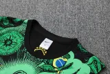 2025-26 Brazil Green Tank top and shorts suit