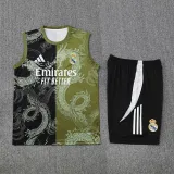 2025-26 RMA Black brown Tank top and shorts suit