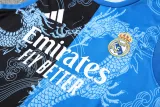 2025-26 RMA Black blue Tank top and shorts suit