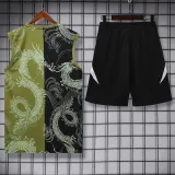 2025-26 RMA Black brown Tank top and shorts suit