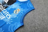2025-26 RMA Black blue Tank top and shorts suit
