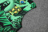 2025-26 Brazil Green Tank top and shorts suit
