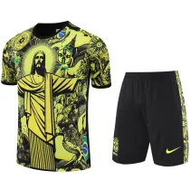 2025-26 Brazil Yellow Training Short Suit