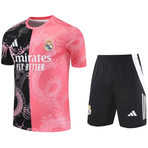 2025-26 RMA Black pink Training Short Suit