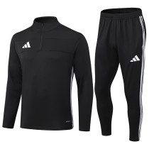 2025 AD Black Half Pull Tracksuit #07(半拉链)