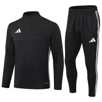 2025 AD Black Half Pull Tracksuit #07(半拉链)