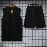 2025-26 Brazil Grey Tank top and shorts suit