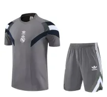 2025-26 RMA Grey Training Short Suit