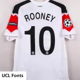 2010-2011 Man Utd Away Retro Soccer Jersey (不带字)