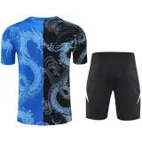 2025-26 RMA Black blue Training Short Suit