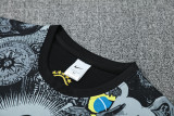 2025-26 Brazil Grey Tank top and shorts suit