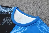 2025-26 RMA Black blue Tank top and shorts suit