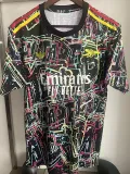 2025-26 ARS Black Special Edition Fans Training shirts (涂鸦混色)