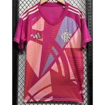 2025-26 Flamengo Pink Goalkeeper Soccer Jersey