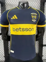 2025-26 Boca Juniors Home Player Version Soccer Jersey