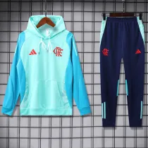 2025-26 Flamengo Light blue Hoodie Tracksuit (卫衣套装)
