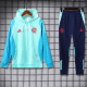 2025-26 Flamengo Light blue Hoodie Tracksuit (卫衣套装)