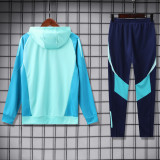 2025-26 Flamengo Light blue Hoodie Tracksuit (卫衣套装)