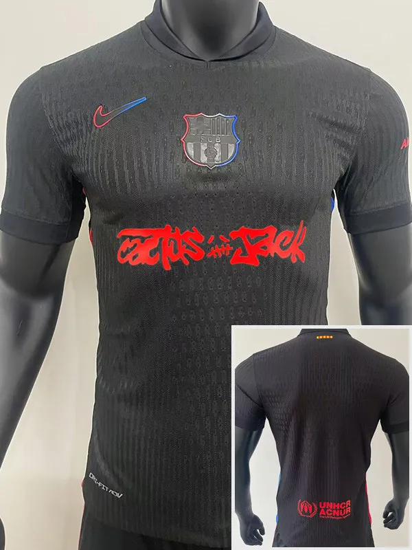 2024-25 BAR Away Limited Edition Player Version Soccer Jersey (Cactus Jack)红
