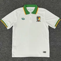 2025-26 Cameroon White Polo Short Sleeve (有领)