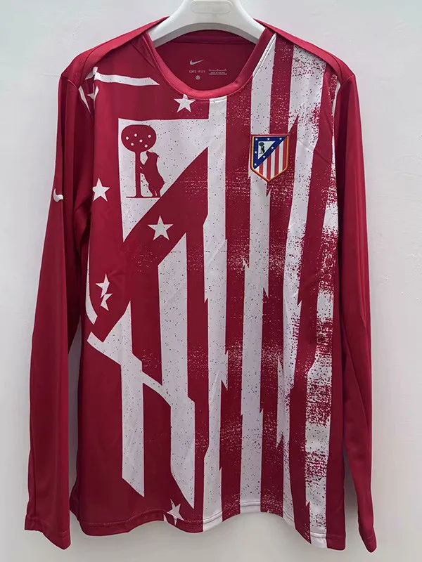 2025-26 ATM Red Long Sleeve Training Jersey (长袖)