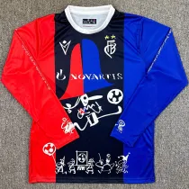2025-26 BAR Blue Red Special Edition Long Sleeve Soccer Jersey (长袖)