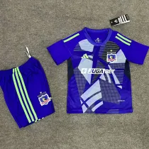 2025-26 Colo-Colo Purple Goalkeeper Kids Soccer Jersey