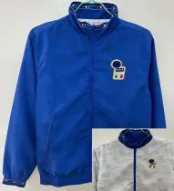 2025-26 Italy Blue & White Double Sided Windbreaker (双面风衣)