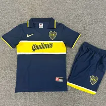 1996-1997 Boca Home Kids Retro Soccer Jersey
