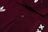 2025-26 Ajax Jujube red Polo Tracksuit #C2509