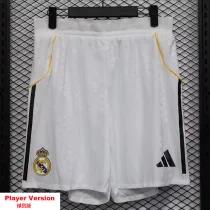 2025-26 RMA Home Player Version Shorts Pants (球员短裤)