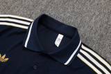 2025-26 JUV Royal blue Short shirts and Long trousers Suit #C2511