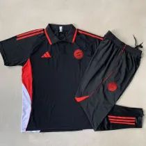2025-26 Bayern Black Polo Tracksuit #C2515