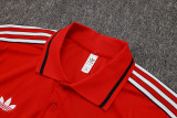 2025-26  Man Utd Red Short shirts and Long trousers Suit #C2506