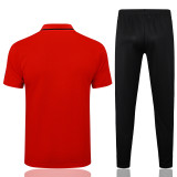 2025-26  Man Utd Red Short shirts and Long trousers Suit #C2506